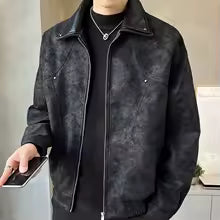 Leder Jacke Vintage Punk